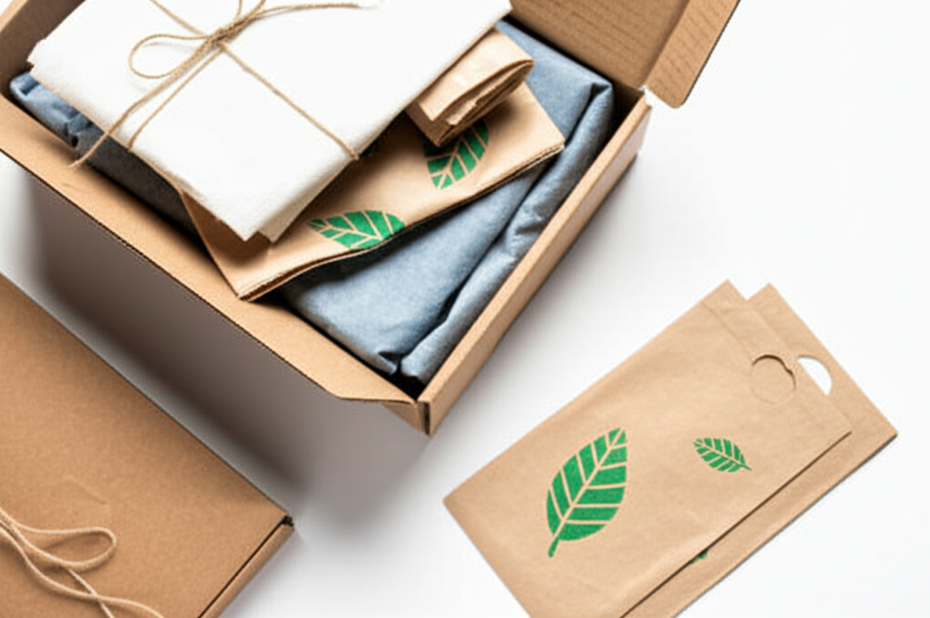 Embalaje ecológico para moda sostenible